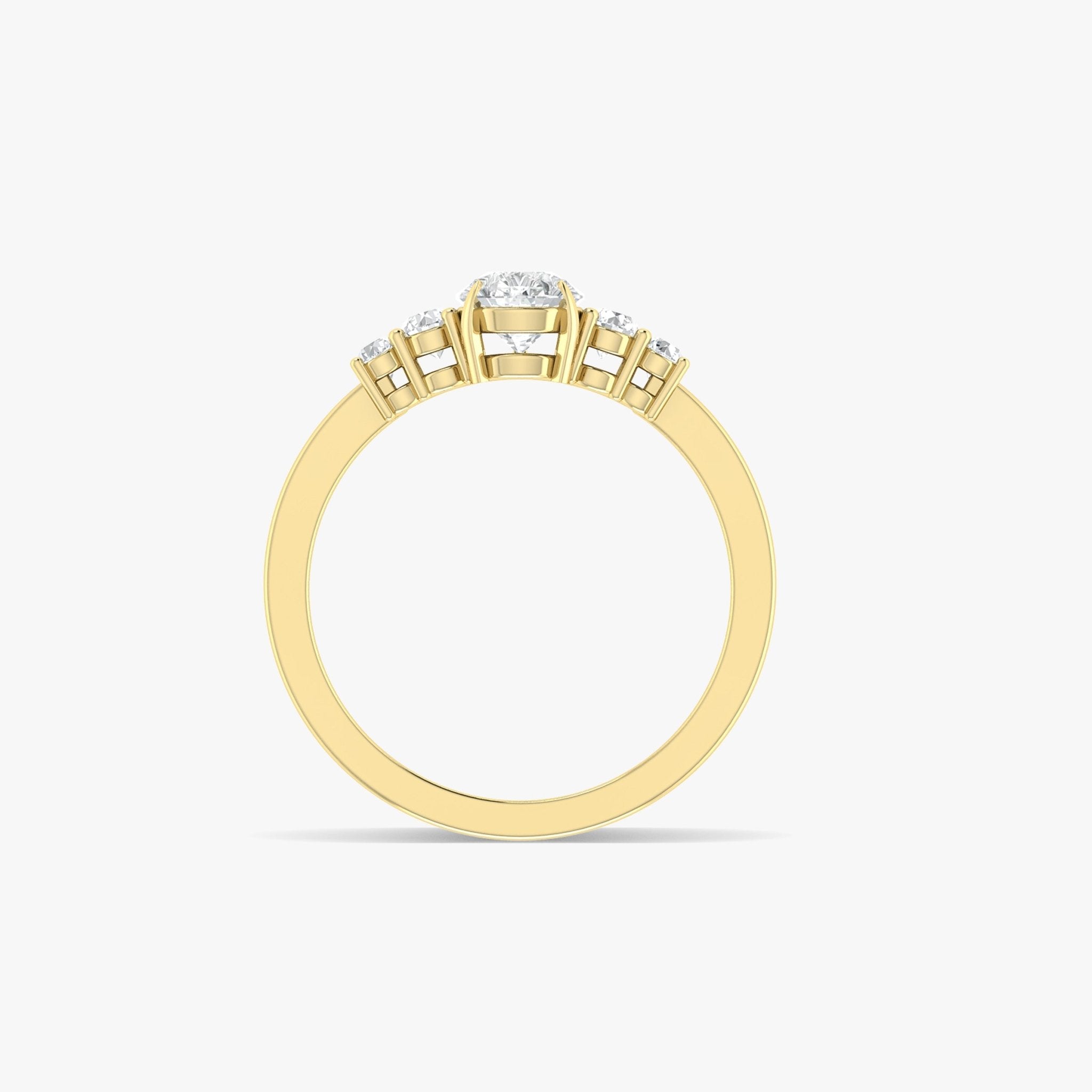 Pear Shape 7X5MM Natural Fire White Opal Statement Ring - Goodstone Jewels