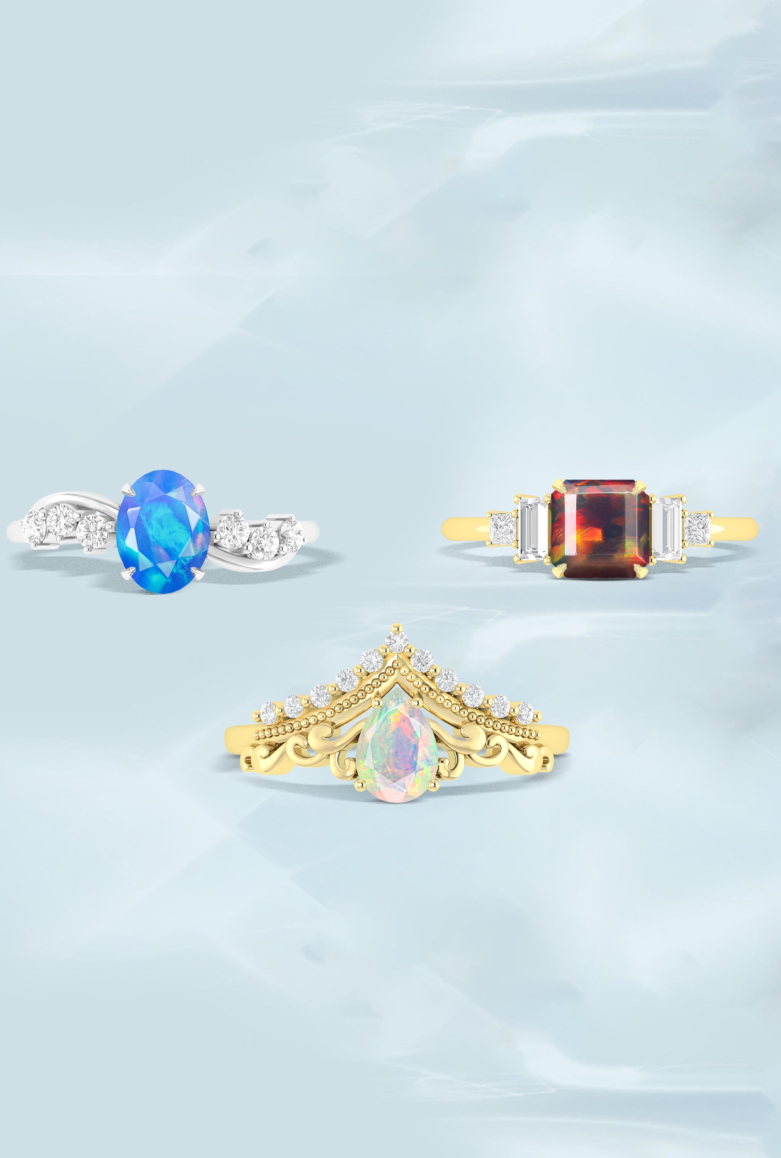 Opal Gemstone Ring